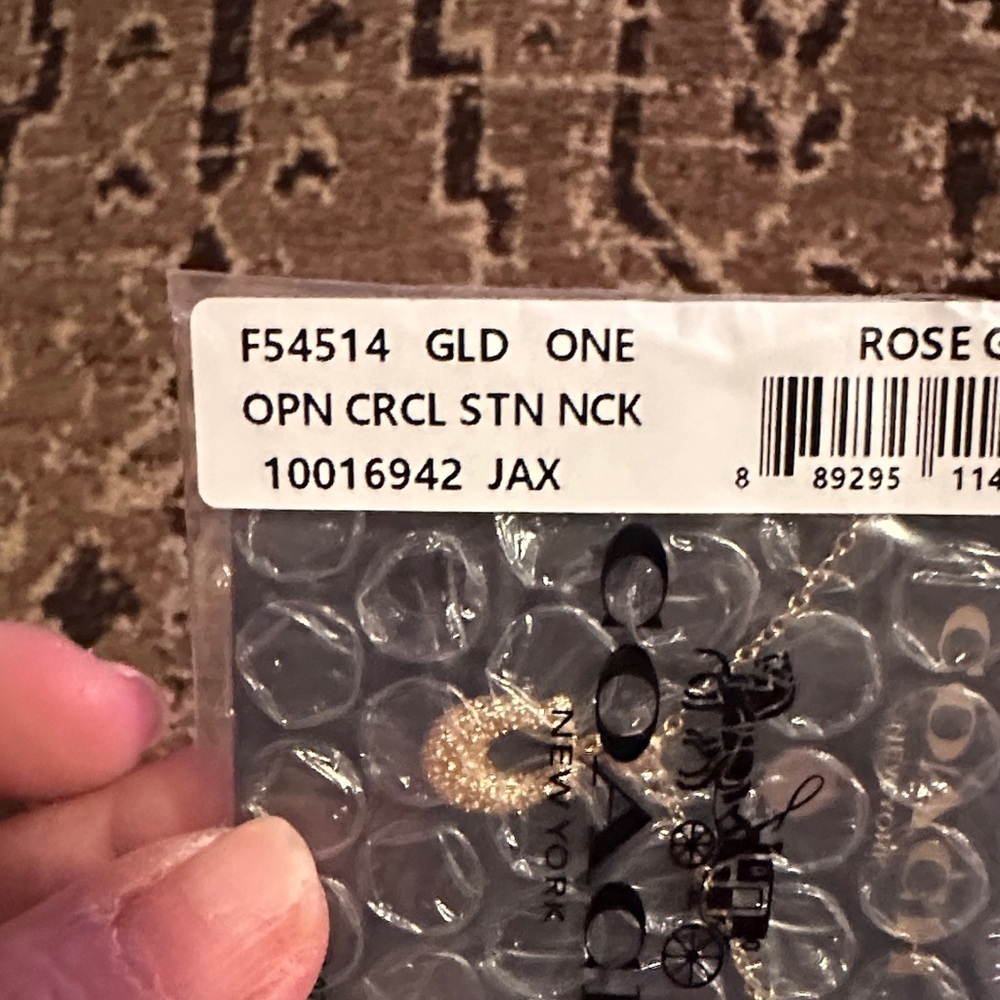 Coach Gold Pendant Necklace - Picture 2 of 4